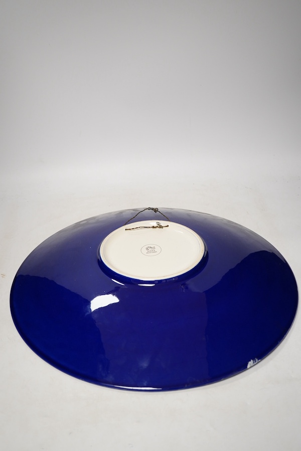 A Poole pottery ‘galaxy’ charger, 41cm diameter. Condition - fair to good, some scuffs